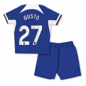 Maillot de football Réplique Chelsea Malo Gusto #27 Domicile Enfant 2023-24 Manche Courte (+ Pantalon court)