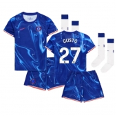 Maillot de football Réplique Chelsea Malo Gusto #27 Domicile Enfant 2024-25 Manche Courte (+ Pantalon court)