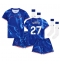 Maillot de football Réplique Chelsea Malo Gusto #27 Domicile Enfant 2024-25 Manche Courte (+ Pantalon court)