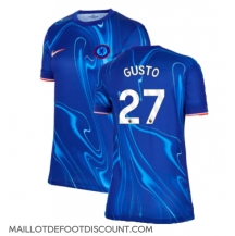 Maillot de football Réplique Chelsea Malo Gusto #27 Domicile Femme 2024-25 Manche Courte