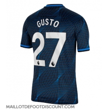 Maillot de football Réplique Chelsea Malo Gusto #27 Extérieur 2023-24 Manche Courte