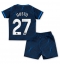 Maillot de football Réplique Chelsea Malo Gusto #27 Extérieur Enfant 2023-24 Manche Courte (+ Pantalon court)