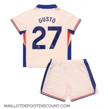 Maillot de football Réplique Chelsea Malo Gusto #27 Extérieur Enfant 2024-25 Manche Courte (+ Pantalon court)