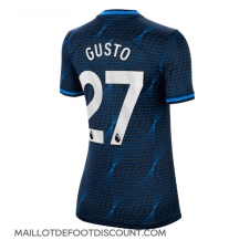 Maillot de football Réplique Chelsea Malo Gusto #27 Extérieur Femme 2023-24 Manche Courte