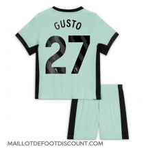 Maillot de football Réplique Chelsea Malo Gusto #27 Troisième Enfant 2023-24 Manche Courte (+ Pantalon court)