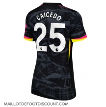 Maillot de football Réplique Chelsea Moises Caicedo #25 Troisième Femme 2024-25 Manche Courte