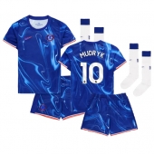 Maillot de football Réplique Chelsea Mykhailo Mudryk #10 Domicile Enfant 2024-25 Manche Courte (+ Pantalon court)