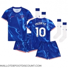 Maillot de football Réplique Chelsea Mykhailo Mudryk #10 Domicile Enfant 2024-25 Manche Courte (+ Pantalon court)