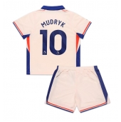 Maillot de football Réplique Chelsea Mykhailo Mudryk #10 Extérieur Enfant 2024-25 Manche Courte (+ Pantalon court)