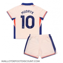 Maillot de football Réplique Chelsea Mykhailo Mudryk #10 Extérieur Enfant 2024-25 Manche Courte (+ Pantalon court)