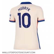 Maillot de football Réplique Chelsea Mykhailo Mudryk #10 Extérieur Femme 2024-25 Manche Courte