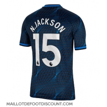 Maillot de football Réplique Chelsea Nicolas Jackson #15 Extérieur 2023-24 Manche Courte