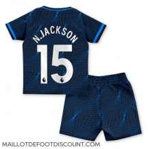 Maillot de football Réplique Chelsea Nicolas Jackson #15 Extérieur Enfant 2023-24 Manche Courte (+ Pantalon court)