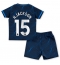 Maillot de football Réplique Chelsea Nicolas Jackson #15 Extérieur Enfant 2023-24 Manche Courte (+ Pantalon court)