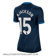 Maillot de football Réplique Chelsea Nicolas Jackson #15 Extérieur Femme 2023-24 Manche Courte