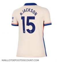 Maillot de football Réplique Chelsea Nicolas Jackson #15 Extérieur Femme 2024-25 Manche Courte