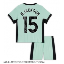 Maillot de football Réplique Chelsea Nicolas Jackson #15 Troisième Enfant 2023-24 Manche Courte (+ Pantalon court)