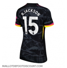 Maillot de football Réplique Chelsea Nicolas Jackson #15 Troisième Femme 2024-25 Manche Courte