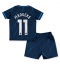 Maillot de football Réplique Chelsea Noni Madueke #11 Extérieur Enfant 2023-24 Manche Courte (+ Pantalon court)