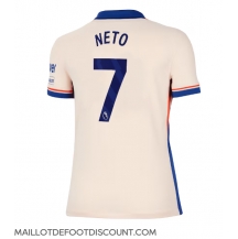 Maillot de football Réplique Chelsea Pedro Neto #7 Extérieur Femme 2024-25 Manche Courte