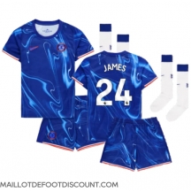 Maillot de football Réplique Chelsea Reece James #24 Domicile Enfant 2024-25 Manche Courte (+ Pantalon court)