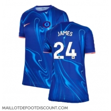 Maillot de football Réplique Chelsea Reece James #24 Domicile Femme 2024-25 Manche Courte