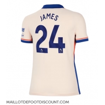 Maillot de football Réplique Chelsea Reece James #24 Extérieur Femme 2024-25 Manche Courte