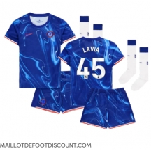 Maillot de football Réplique Chelsea Romeo Lavia #45 Domicile Enfant 2024-25 Manche Courte (+ Pantalon court)