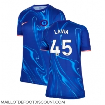 Maillot de football Réplique Chelsea Romeo Lavia #45 Domicile Femme 2024-25 Manche Courte