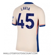 Maillot de football Réplique Chelsea Romeo Lavia #45 Extérieur 2024-25 Manche Courte