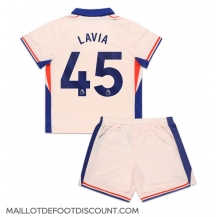 Maillot de football Réplique Chelsea Romeo Lavia #45 Extérieur Enfant 2024-25 Manche Courte (+ Pantalon court)