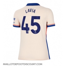 Maillot de football Réplique Chelsea Romeo Lavia #45 Extérieur Femme 2024-25 Manche Courte