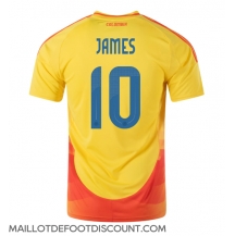 Maillot de football Réplique Colombie James Rodriguez #10 Domicile Copa America 2024 Manche Courte