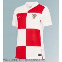 Maillot de football Réplique Croatie Domicile Femme Europe 2024 Manche Courte