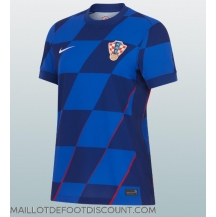 Maillot de football Réplique Croatie Extérieur Femme Europe 2024 Manche Courte