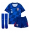 Maillot de football Réplique Croatie Josko Gvardiol #4 Extérieur Enfant Europe 2024 Manche Courte (+ Pantalon court)