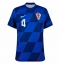 Maillot de football Réplique Croatie Josko Gvardiol #4 Extérieur Europe 2024 Manche Courte