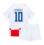 Maillot de football Réplique Croatie Luka Modric #10 Domicile Enfant Europe 2024 Manche Courte (+ Pantalon court)