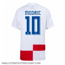 Maillot de football Réplique Croatie Luka Modric #10 Domicile Europe 2024 Manche Courte