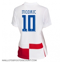 Maillot de football Réplique Croatie Luka Modric #10 Domicile Femme Europe 2024 Manche Courte