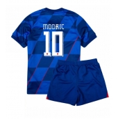 Maillot de football Réplique Croatie Luka Modric #10 Extérieur Enfant Europe 2024 Manche Courte (+ Pantalon court)