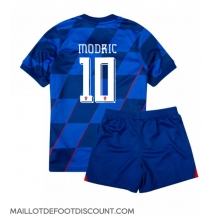 Maillot de football Réplique Croatie Luka Modric #10 Extérieur Enfant Europe 2024 Manche Courte (+ Pantalon court)