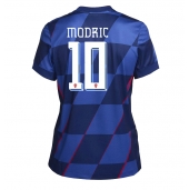 Maillot de football Réplique Croatie Luka Modric #10 Extérieur Femme Europe 2024 Manche Courte