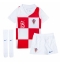 Maillot de football Réplique Croatie Mario Pasalic #15 Domicile Enfant Europe 2024 Manche Courte (+ Pantalon court)