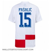 Maillot de football Réplique Croatie Mario Pasalic #15 Domicile Europe 2024 Manche Courte