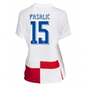 Maillot de football Réplique Croatie Mario Pasalic #15 Domicile Femme Europe 2024 Manche Courte