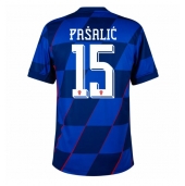 Maillot de football Réplique Croatie Mario Pasalic #15 Extérieur Europe 2024 Manche Courte