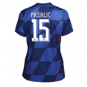 Maillot de football Réplique Croatie Mario Pasalic #15 Extérieur Femme Europe 2024 Manche Courte