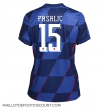 Maillot de football Réplique Croatie Mario Pasalic #15 Extérieur Femme Europe 2024 Manche Courte