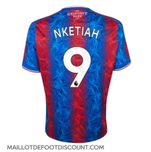 Maillot de football Réplique Crystal Palace Eddie Nketiah #9 Domicile 2024-25 Manche Courte